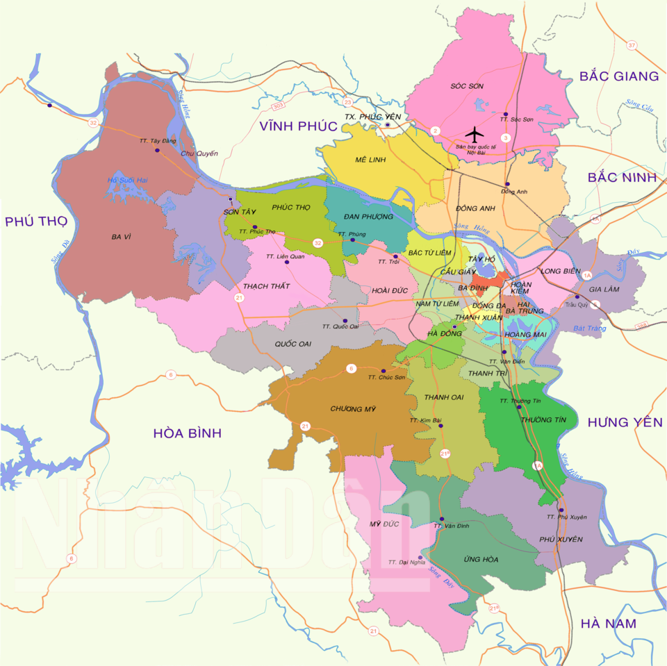 Hanoi Map