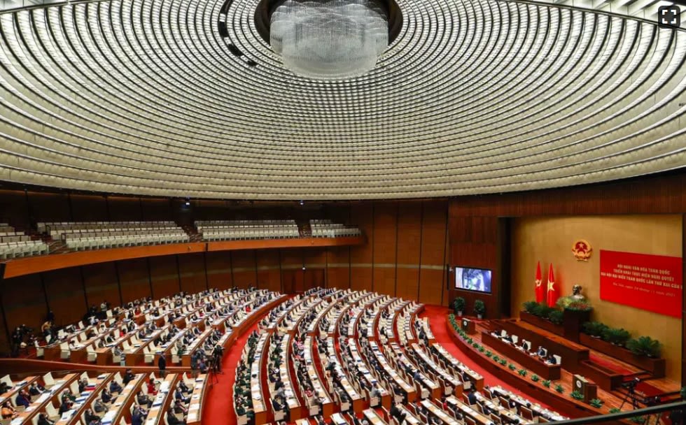 Hội nghị Văn hóa toàn quốc 2021 được tổ chức tại phòng họp Diên Hồng của tòa nhà Quốc hội - Ảnh: NGUYỄN KHÁNH