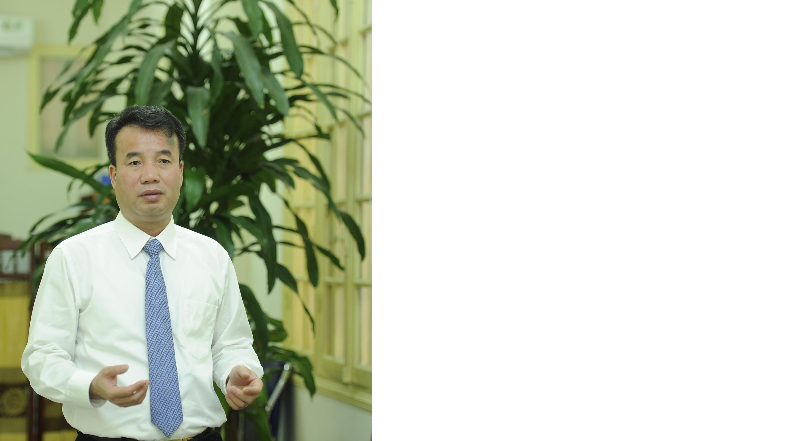 Tổng Giám đốc Bảo hiểm xã hội Việt Nam Nguyễn Thế Mạnh (Ảnh: Đăng Khoa).