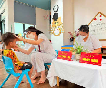 Phường Kiến Hưng triển khai khám sức khỏe định kỳ miễn phí trẻ em trên địa bàn