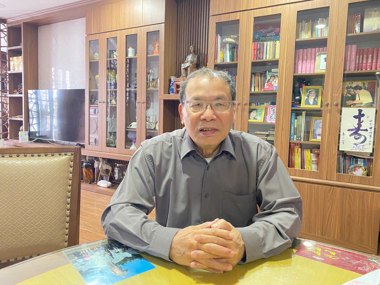 Tiến sĩ Chu Đức Tính, nguyên Giám đốc Bảo tàng Hồ Chí Minh. Ảnh: Hà Phương & Tùng Chi