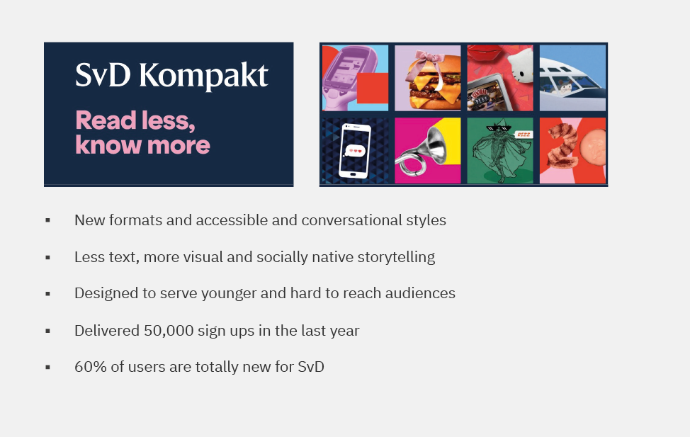 Example of a news organisation combating news fatigue